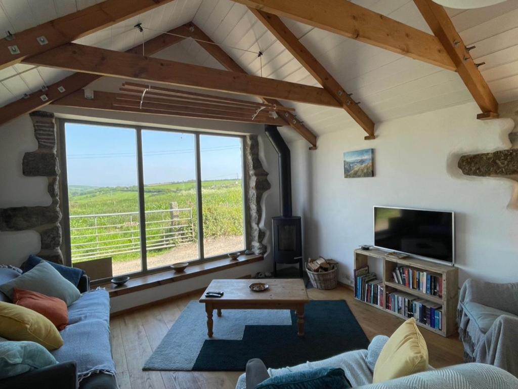 Apartamento Trengothal Barn Porthcurno Exterior foto